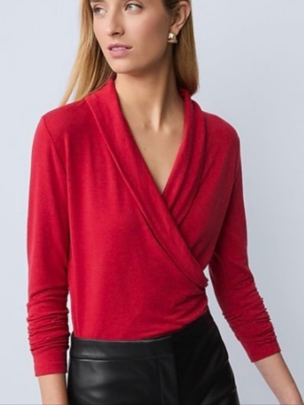 NWT Ann Taylor Wrap Top